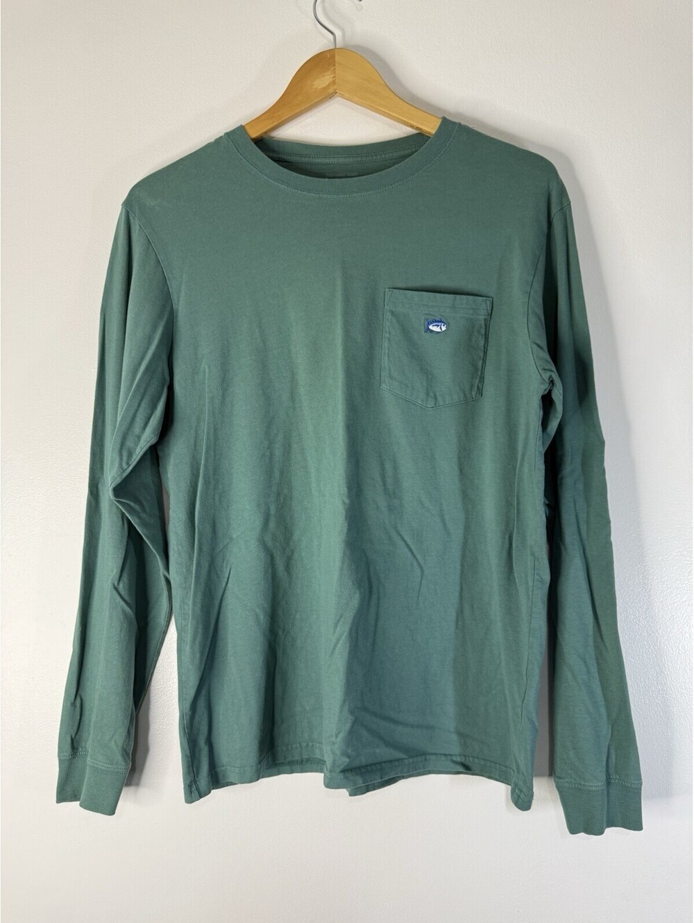 Men's Southern Tide Dark Teal Long Sleeve Shirt Size M